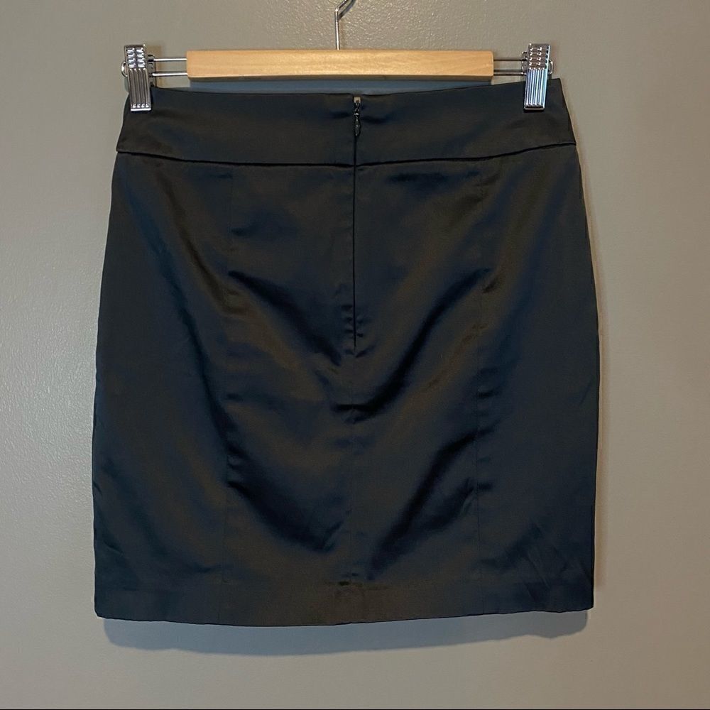 Dynamite Highwaisted Military Button Polyester Mini Skirt 3 - Picture 2 of 6